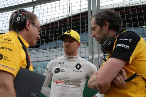 Photo4 LaPresse 14 07 2019 Silverstone, England Grand Prix Formula One England 2019 In the pic: starting grid, Nico Hulkenberg (GER) Renault Sport F1 Team RS19  Copyright: xPhoto4 LaPressex