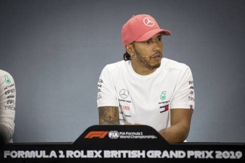 Motorsports: FIA Formula One World Championship, WM, Weltmeisterschaft 2019, Grand Prix of Great Britain, 44 Lewis Hamilton (GBR, Mercedes AMG Petronas Motorsport), Silverstone Great Britain