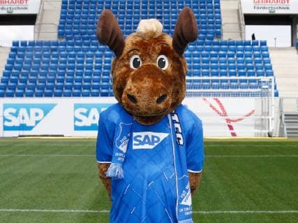 Mascot Hoffi , TSG 1899 Hoffenheim Porträttermin TSG 1899 Hoffenheim 2018 2019 Sinsheim, GER, 15 07 2019 ,Football 1 Bundesliga 2019 2020