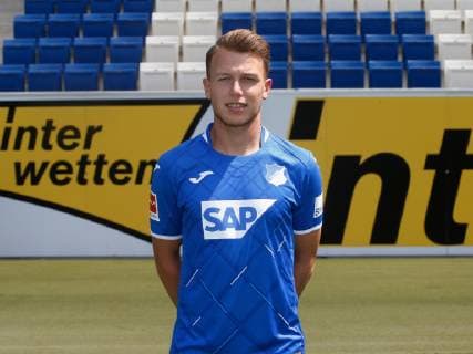 Dennis Geiger , TSG 1899 Hoffenheim Portrait date TSG 1899 Hoffenheim 2018 2019 2019 Sinsheim, GER, 15 07 2019 ,Football 1 Bundesliga 2019 2020