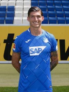 Steven Zuber , TSG 1899 Hoffenheim Portrait date TSG 1899 Hoffenheim 2018 2019 2019 Sinsheim, GER, 15 07 2019 ,Football 1 Bundesliga 2019 2020
