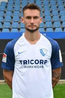 Danny Blum VfL Bochum 2 BL, portrait date 2019 2020 Team2