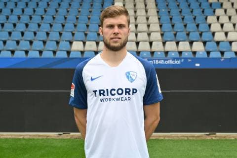 Dominik Baumgartner VfL Bochum 2 BL, portrait date 2019 2020 Team2