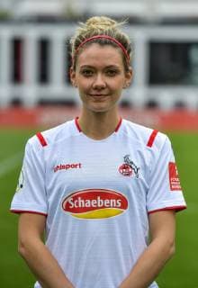 16 07 2019, xjpx, football 1 Bundesliga, 1 FC Koeln Womens photo session 2019 20 emspor, v l Theresa Gosch Koeln DFL DFB REGULATIONS PROHIBIT ANY USE OF PHOTOGRAPHS as IMAGE SEQUENCES and or QUASI VIDEO Koeln