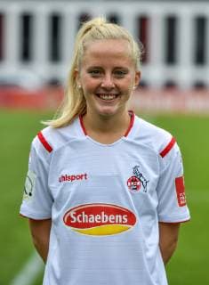 16 07 2019, xjpx, Soccer 1 Bundesliga, 1 FC Cologne Womens photo session 2019 20 emspor, v l Anna Kirschbaum Cologne DFL DFB REGULATIONS PROHIBIT ANY USE OF PHOTOGRAPHS as IMAGE SEQUENCES and or QUASI VIDEO Cologne