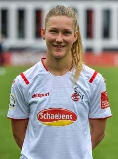 16 07 2019, xjpx, Soccer 1 Bundesliga, 1 FC Cologne Womens photo shoot 2019 20 emspor, v l Franziska Wendel Cologne DFL DFB REGULATIONS PROHIBIT ANY USE OF PHOTOGRAPHS as IMAGE SEQUENCES and or QUASI VIDEO Cologne