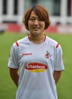 16 07 2019, xjpx, Football 1 Bundesliga, 1 FC Cologne Womens photo shoot 2019 20 emspor, v l Yuka Hirano Cologne DFL DFB REGULATIONS PROHIBIT ANY USE OF PHOTOGRAPHS as IMAGE SEQUENCES and or QUASI VIDEO Cologne