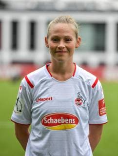 16 07 2019, xjpx, Soccer 1 Bundesliga, 1 FC Cologne Womens photo session 2019 20 emspor, v l Romina Frommont Cologne DFL DFB REGULATIONS PROHIBIT ANY USE OF PHOTOGRAPHS as IMAGE SEQUENCES and or QUASI VIDEO Cologne