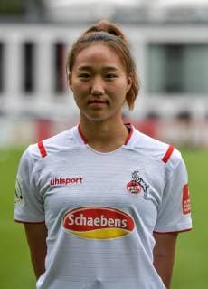16 07 2019, xjpx, Soccer 1 Bundesliga, 1 FC Cologne Womens photo session 2019 20 emspor, v l Calo, Seohui Cologne DFL DFL REGULATIONS PROHIBIT ANY USE OF PHOTOGRAPHS as IMAGE SEQUENCES and or QUASI VIDEO Cologne