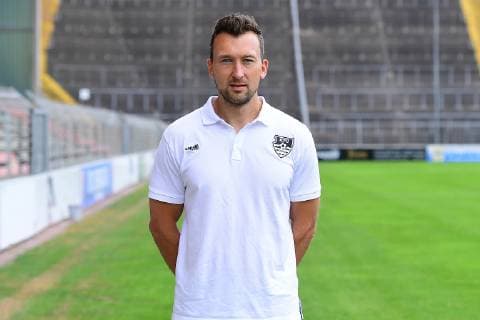 Athletics coach Fabian Illner KFC Uerdingen 3 League, portrait date 2019 2020 xRx