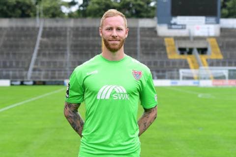 Lukas Königshofer KFC Uerdingen 3 League, portrait date 2019 2020 xRx