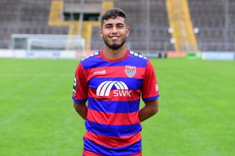 Hakim Guenouche KFC Uerdingen 3 League, portrait date 2019 2020 xRx