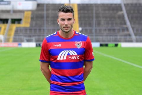 Dennis Daube KFC Uerdingen 3 League, portrait date 2019 2020 xRx