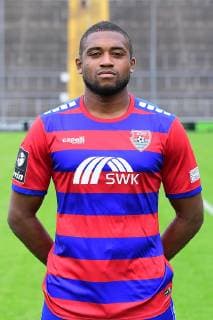 Franck Evina KFC Uerdingen 3 League, portrait date 2019 2020 xRx