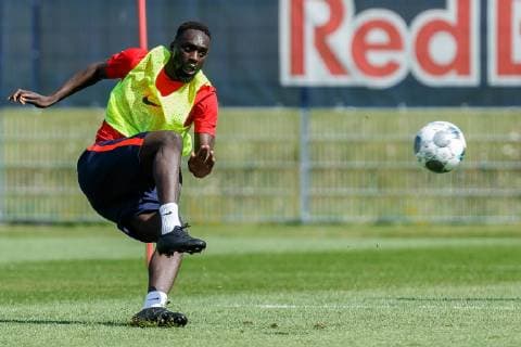Seefeld, Austria, 16 07 2019, Training Camp 2019 RB Leipzig, Jean Kevin Augustin RBL in action Seefeld Tirol Austria eu images 01048 187631 eu-images-048