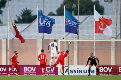A general action view during the UEFA Champions League, First Qualifying Round, 2nd leg match between Valletta FC and Dudelange at the Centenary Stadium, Ta Qali, Malta on 16 July, 2019. Valletta FC v Dudelange UCL_19_20