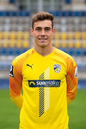 FC Carl Zeiss Jena Season 2019 2020 Team photo 16 7 19 Goalkeeper Flemming Niemann Jena Portrait upright Ernst Abbe Sportfeld