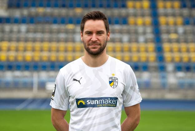 FC Carl Zeiss Jena Season 2019 2020 Team photo 16 7 19 Matthias Kühne Jena , Portrait transverse Ernst Abbe Sportfeld