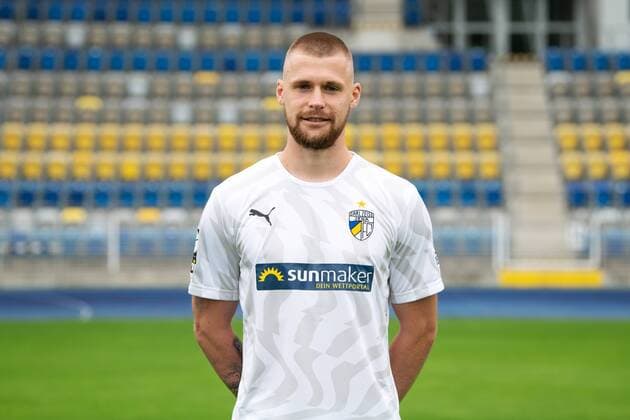 FC Carl Zeiss Jena Season 2019 2020 Team photo photo 16 7 19 Dominik Bock Jena , portrait landscape Ernst Abbe Sportfeld