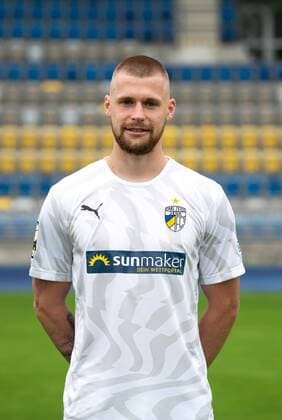 FC Carl Zeiss Jena Season 2019 2020 Team photo photo 16 7 19 Dominik Bock Jena , portrait upright Ernst Abbe Sportfeld
