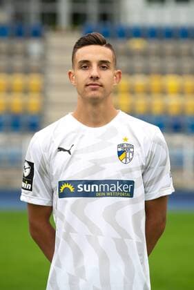 FC Carl Zeiss Jena Season 2019 2020 Team photo photo 16 7 19 Niklas Jahn Jena , portrait portrait portrait Ernst Abbe Sportfeld