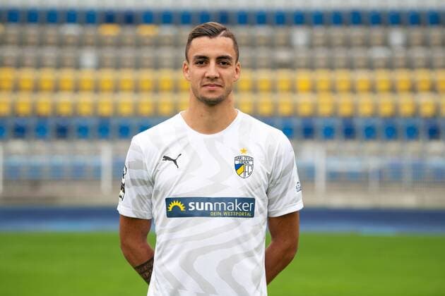 FC Carl Zeiss Jena Season 2019 2020 Team photo 16 7 19 Justin Schau Jena , portrait landscape Ernst Abbe Sportfeld