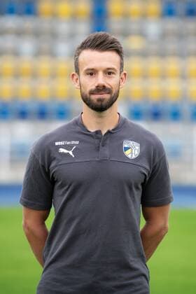 FC Carl Zeiss Jena Season 2019 2020 Team photo photo 16 7 19 Athletic trainer Max Habereder Jena , portrait upright Ernst Abbe Sportfeld