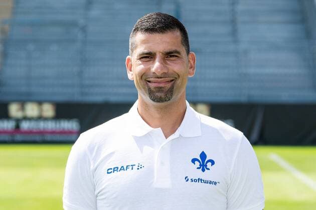 17 07 2019, xfux, football 2 Bundesliga, SV Darmstadt 98, 2 BL, portrait date 2019 2020, team photo photo, emonline, emspor, deloka, v l coach Dimitrios Grammozis SV Darmstadt 98 Darmstadt