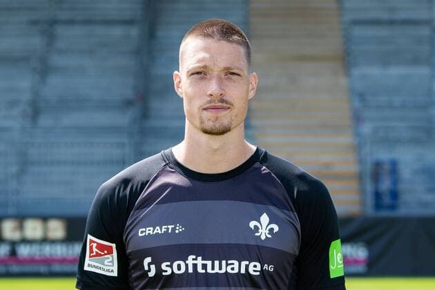 17 07 2019, xfux, football 2 Bundesliga, SV Darmstadt 98, 2 BL, portrait date 2019 2020, team photo photo, emonline, emspor, deloka, v l Florian Stritzel SV Darmstadt 98 Darmstadt