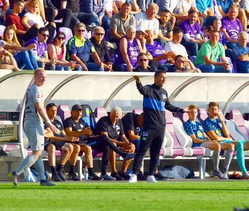 Coach Ante Covic Hertha Football Test match FC Erzgebirge Aue Hertha BSC 4 1 at 17 7 2019 Erzgebirge Aue Hertha BSC