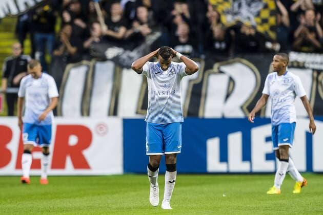 190717 Georgi Pashov of Ararat Armenia looks dejected during the UEFA Champions League qualifying match between AIK and Ararat Armenia on July 17, 2019 in Stockholm Photo Maxim Thore BILDBYRAN bbeng fotball fotboll football kval till champions league soccer champions league qualification aik ararat armenia depp,  Copyright: MAXIMxTHORE BB190717MT058
