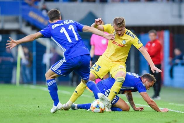 17.07.2019 GLIWICE UL. OKRZEI 20 PILKA NOZNA ( FOOTBALL ) LIGA MISTRZOW SEZON 2019 2020 ( UEFA CHAMPIONS LEAGUE - 1ST ROUND ) - I RUNDA ELIMINACJI DO LIGI MISTRZOW MECZ PIAST GLIWICE - BATE BORYSOW ( GAME ) NZ ZAKHAR VOLKOV TOM HATELEY JORGE FELIX FOTO MARCIN PIRGA CYFRASPORT NEWSPIX.PL --- Newspix.pl  20190717CSMP0019