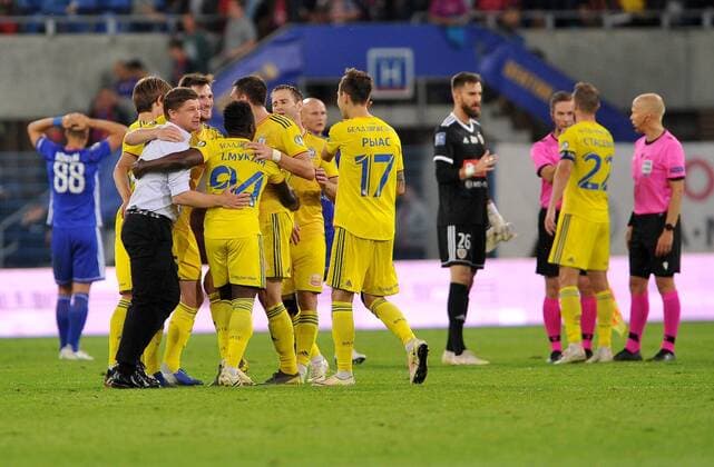 2019.07.17 Gliwice Pilka nozna Eliminacje Liga Mistrzow sezon 2019 2020 Piast Gliwice - BATE Borysow N z Radosc Bate Aleksei Baga Foto Rafal Rusek PressFocus 2019.07.17 Gliwice Football UEFA Champions League Piast Gliwice - BATE Borysow Radosc Bate Aleksei Baga Credit: Rafal Rusek PressFocus NEWSPIX.PL --- Newspix.pl  20190717PF_RR112