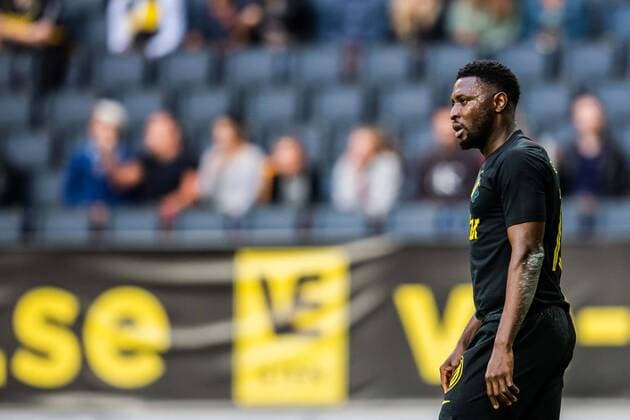 190717 Chinedu Obasi of AIK during the UEFA Champions League qualifying match between AIK and Ararat Armenia on July 17, 2019 in Stockholm Photo Maxim Thore BILDBYRAN bbeng fotball fotboll football kval till champions league soccer champions league qualification aik ararat armenia, Copyright: MAXIMxTHORE BB190717MT084