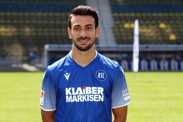 Karlsruher SC Portrait date 2019 season 2020 Burak Camoglu, Karlsruher SC, 2 Bundesliga, Portrait date 2019 2020