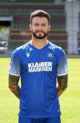 Karlsruher SC Portrait date 2019 season 2020 Marco Djuricin, Karlsruher SC, 2 Bundesliga, Portrait date 2019 2020