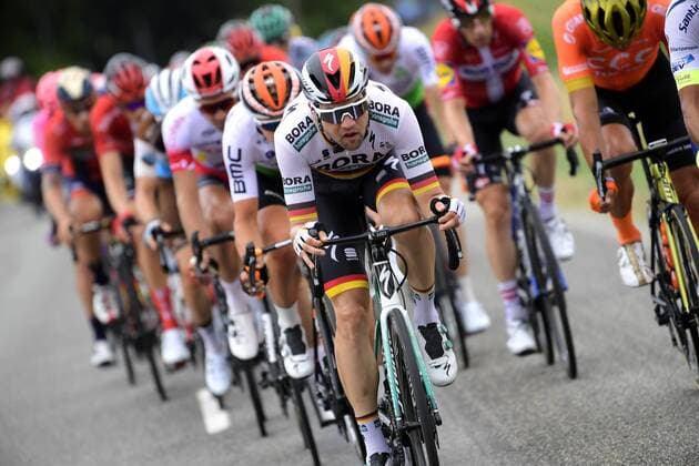 Sport Bilder des Tages Bagneres-De-Bigorre, France - July 18 : Emanuel Buchmann (GER) of BORA-hansgrohe during stage 12 of the 106th edition of the 2019 Tour de France cycling race, a stage of 209,5 kms with start in Toulouse and finish in Bagneres-De-Bigorre on July 18, 2019 in Bagneres-De-Bigorre, France, 18 07 2019 CYCLISME : Tour de France 2019 - Etape 12 - 18 07 2019 PHOTONEWS PANORAMIC 
