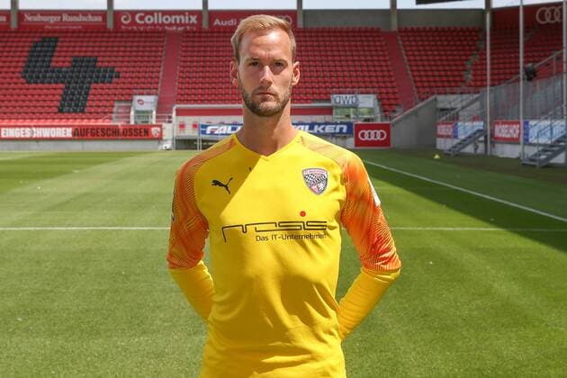 Marco Knaller 1 Goalkeeper FC Ingolstadt 04 3 League Portrait Date 2019 2020 FC Ingolstadt 04 3 League Portrait Date 2019 2020