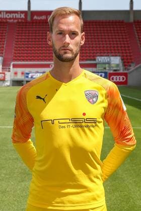 Marco Knaller 1 Goalkeeper FC Ingolstadt 04 3 League Portrait Date 2019 2020 FC Ingolstadt 04 3 League Portrait Date 2019 2020