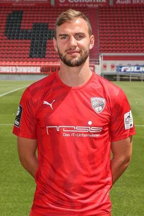 Benedikt Gimber 5 FC Ingolstadt 04 3 League Portrait date 2019 2020 FC Ingolstadt 04 3 League Portrait date 2019 2020