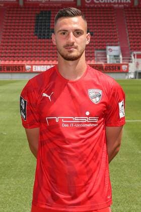 Maximilian Wolfram 8 FC Ingolstadt 04 3 League Portrait date 2019 2020 FC Ingolstadt 04 3 League Portrait date 2019 2020