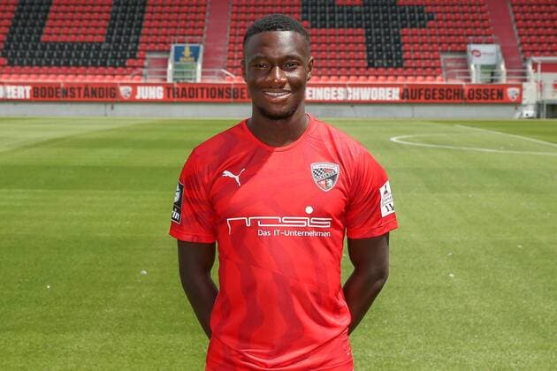 Agyemang Diawusi 11 FC Ingolstadt 04 3 League Portrait date 2019 2020 FC Ingolstadt 04 3 League Portrait date 2019 2020