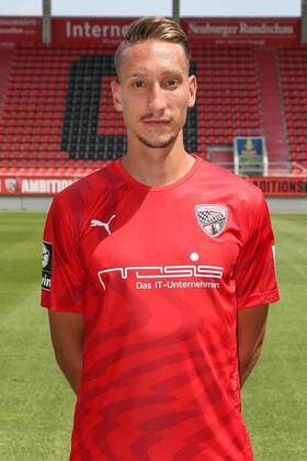 Tobias Schröck 21 FC Ingolstadt 04 3 League Portrait date 2019 2020 FC Ingolstadt 04 3 League Portrait date 2019 2020