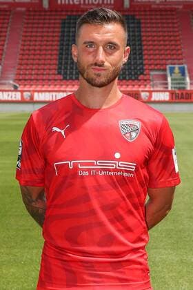Robin Krause 23 FC Ingolstadt 04 3 League Portrait date 2019 2020 FC Ingolstadt 04 3 League Portrait date 2019 2020