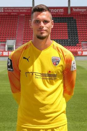 Fabijan Buntic Goalkeeper 24 FC Ingolstadt 04 3 League Portrait 2019 2020 FC Ingolstadt 04 3 League Portrait 2019 2020