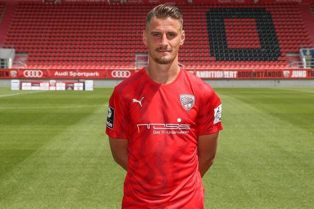 Stefan Kutschke 30 FC Ingolstadt 04 3 League Portrait date 2019 2020 FC Ingolstadt 04 3 League Portrait date 2019 2020