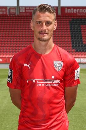 Stefan Kutschke 30 FC Ingolstadt 04 3 League Portrait date 2019 2020 FC Ingolstadt 04 3 League Portrait date 2019 2020