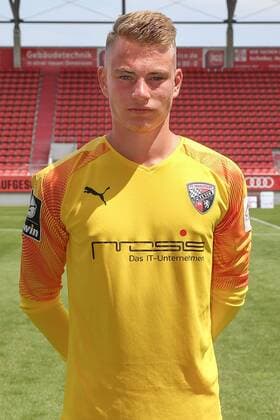 Lukas Schellenberg Goalkeeper 39 FC Ingolstadt 04 3 League Portrait Date 2019 2020 FC Ingolstadt 04 3 League Portrait Date 2019 2020