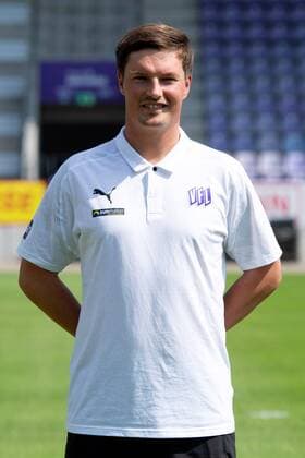 Merlin Polzin Co Trainer VfL Osnabrück 2 BL, portrait date 2019 2020 Osnabrück Lower Saxony Germany Stadium at the Bremen Bridge