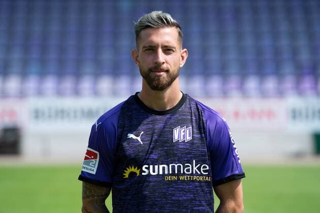 Manuel Farrona Pulido VfL Osnabrück 2 BL, portrait date 2019 2020 Osnabrück Lower Saxony Germany Stadion an der Bremer Brücke
